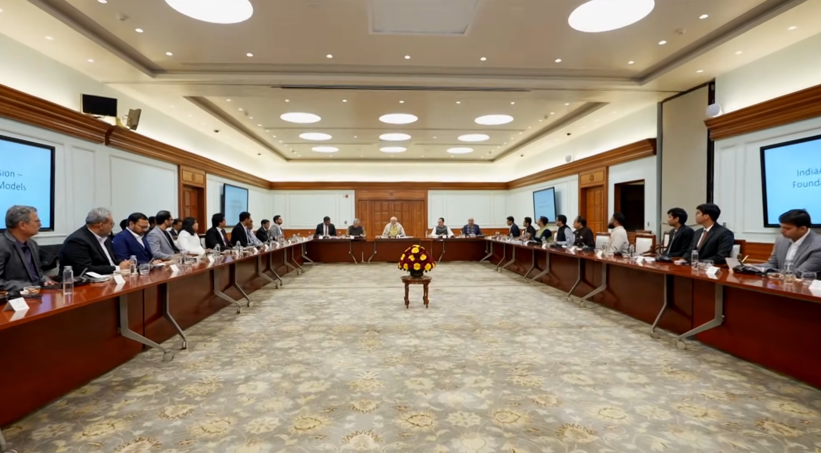 The IndiaAI Mission foundation models meeting in session